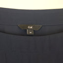Second-Hand - Cue Navy Boat Neck Evelated Top Size 14 - SwapUp