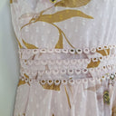 Second-Hand - Ted Baker Spring Broderie Mini Dress Size 14 - SwapUp