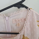 Second-Hand - Ted Baker Spring Broderie Mini Dress Size 14 - SwapUp