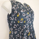 Second-Hand - Cue Petrol Blue Floral Midi Dress Size 14 - SwapUp