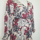 Second-Hand - Witchery Floral V Neck Midi Dress Size 12 - SwapUp