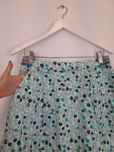 Second-Hand - United Colors of Benetton Sweet Blue Midi Skirt Size M - SwapUp