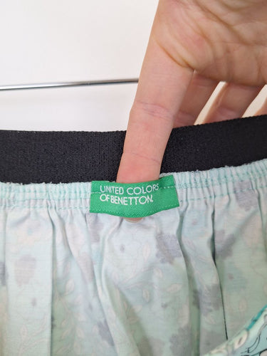 Second-Hand - United Colors of Benetton Sweet Blue Midi Skirt Size M - SwapUp
