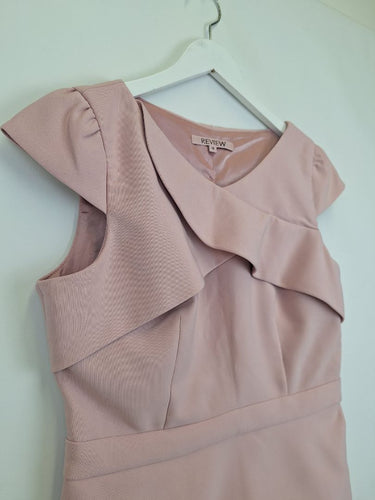 Second-Hand - Review Petal Pink Crossover Top Size 12 - SwapUp
