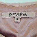 Second-Hand - Review Petal Pink Crossover Top Size 12 - SwapUp