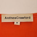 Second-Hand - Anthea Crawford Cowl Neck Apricot Shimmer Top Size M - SwapUp