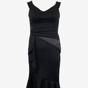 Second-Hand - Lipsy London Mermaid Fit Frilly Midi Dress Size 10 - SwapUp