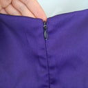 Second-Hand - Maggy London Grape Satin Elegant Midi Dress Size 14 - SwapUp