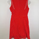 Second-Hand - Review Sweet Polka Dot Lace Cut Out Playsuit Size 12 - SwapUp