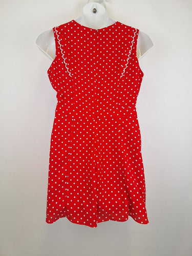 Second-Hand - Review Sweet Polka Dot Lace Cut Out Playsuit Size 12 - SwapUp