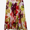 Second-Hand - Meredith Lush Draped Silk Blooms Midi Skirt Size 12 - SwapUp