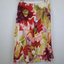 Second-Hand - Meredith Lush Draped Silk Blooms Midi Skirt Size 12 - SwapUp