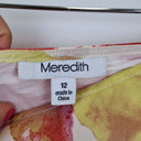 Second-Hand - Meredith Lush Draped Silk Blooms Midi Skirt Size 12 - SwapUp