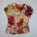 Second-Hand - Meredith Romantic Silk Watercolour Floral Top Size 12 - SwapUp