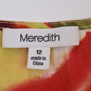 Second-Hand - Meredith Romantic Silk Watercolour Floral Top Size 12 - SwapUp