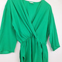 Second-Hand - Seed Vibrant Cross Body Peplum Top Size 10 - SwapUp