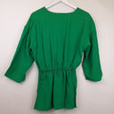 Second-Hand - Seed Vibrant Cross Body Peplum Top Size 10 - SwapUp