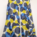 Second-Hand - Verge Ink Blot Silk Front Zip Top Size 12 - SwapUp