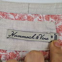 Second-Hand - Hammock & Vine Beige Linen Drawstring Collarless Shirt Size 10 - SwapUp
