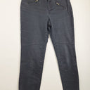 Second-Hand - Country Road Washed Navy Zip Detail Jeans Size 10 - SwapUp