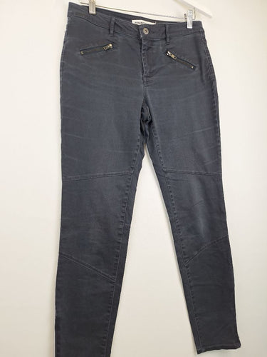 Second-Hand - Country Road Washed Navy Zip Detail Jeans Size 10 - SwapUp