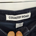 Second-Hand - Country Road Washed Navy Zip Detail Jeans Size 10 - SwapUp
