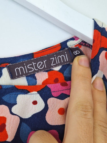 Second-Hand - Mister Zimi Bold Everyday Floral Top Size 8 - SwapUp