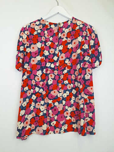 Second-Hand - Mister Zimi Bold Everyday Floral Top Size 8 - SwapUp