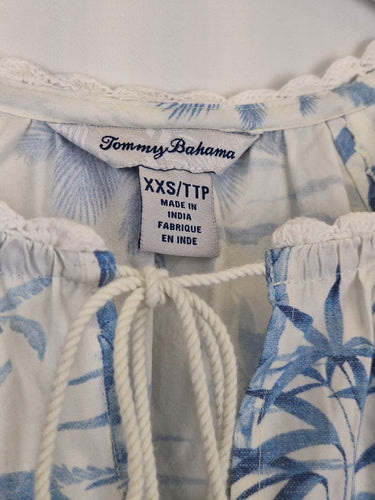 Second-Hand - Tommy Bahama Vacation Breezy Tied Top Size XXS - SwapUp