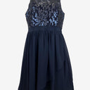 Second-Hand - Wayne Cooper Navy Sequinned Cocktail Mini Dress Size 10 - SwapUp