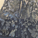 Second-Hand - Wayne Cooper Navy Sequinned Cocktail Mini Dress Size 10 - SwapUp