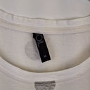 Second-Hand - Foil Silver Polka Dot Casual T-shirt Size M - SwapUp