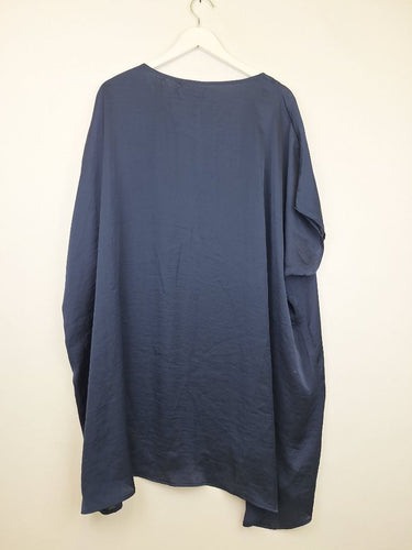 Second-Hand - Carolina Navy Breezy Summer Coverup Mini Dress Size S - SwapUp
