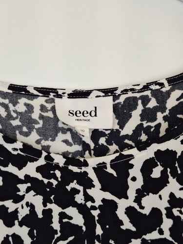 Second-Hand - Seed Everyday Scooped Scatter Top Size 10 - SwapUp