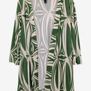 Second-Hand - Ulla Popken Abstract Leafy Stretch Cardigan Size 20 - SwapUp