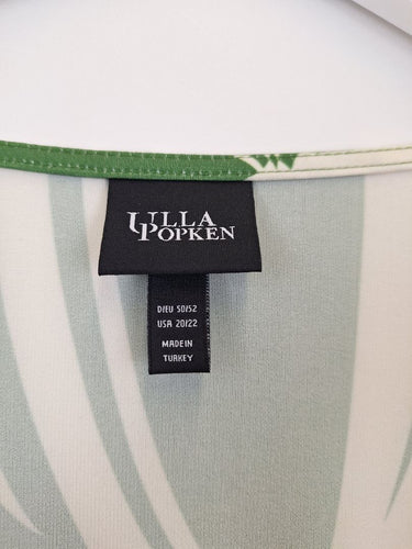 Second-Hand - Ulla Popken Abstract Leafy Stretch Cardigan Size 20 - SwapUp