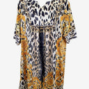 Second-Hand - Issy Embellished Golden Cheetah Dress Size XL - SwapUp