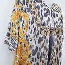 Second-Hand - Issy Embellished Golden Cheetah Dress Size XL - SwapUp