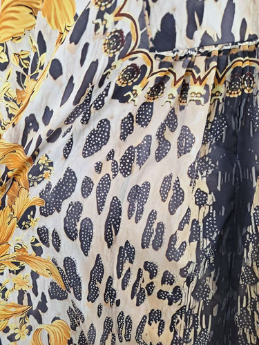Second-Hand - Issy Embellished Golden Cheetah Dress Size XL - SwapUp