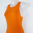Second-Hand - Assorted Brands Tangerine Bodycon Ribbed Knit Mini Dress Size 12 - SwapUp