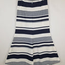 Second-Hand - Maurie & Eve Navy Stripe High Low Skirt Size 12 - SwapUp