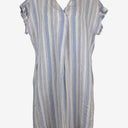 Second-Hand - RB Sellers Ocean Stripe Linen Shirt Dress Size 10 - SwapUp
