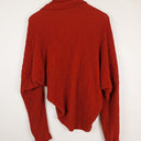 Second-Hand - Veducci Maroon Textured Abstract Jacket Size 10 - SwapUp