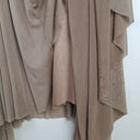 Second-Hand - Honey & Lace Taupe Mesh Maxi Skirt Size XXXL - SwapUp