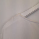 Second-Hand - Carolina Crisp White Frill Edge Top Size L - SwapUp
