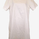 Second-Hand - Witchery Delicate Linen Blend Broderie Detail Dress Size S - SwapUp