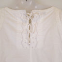 Second-Hand - Witchery Delicate Linen Blend Broderie Detail Dress Size S - SwapUp