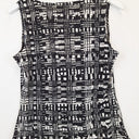 Second-Hand - Calvin Klein Cowl Neck B&W Top Size M - SwapUp