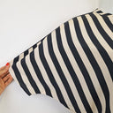 Second-Hand - Assorted Brands Silk Striped Midi Dress Size 10 - SwapUp