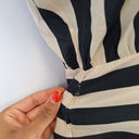 Second-Hand - Assorted Brands Silk Striped Midi Dress Size 10 - SwapUp